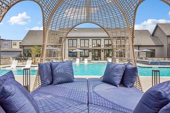 Sundeck with cabanas